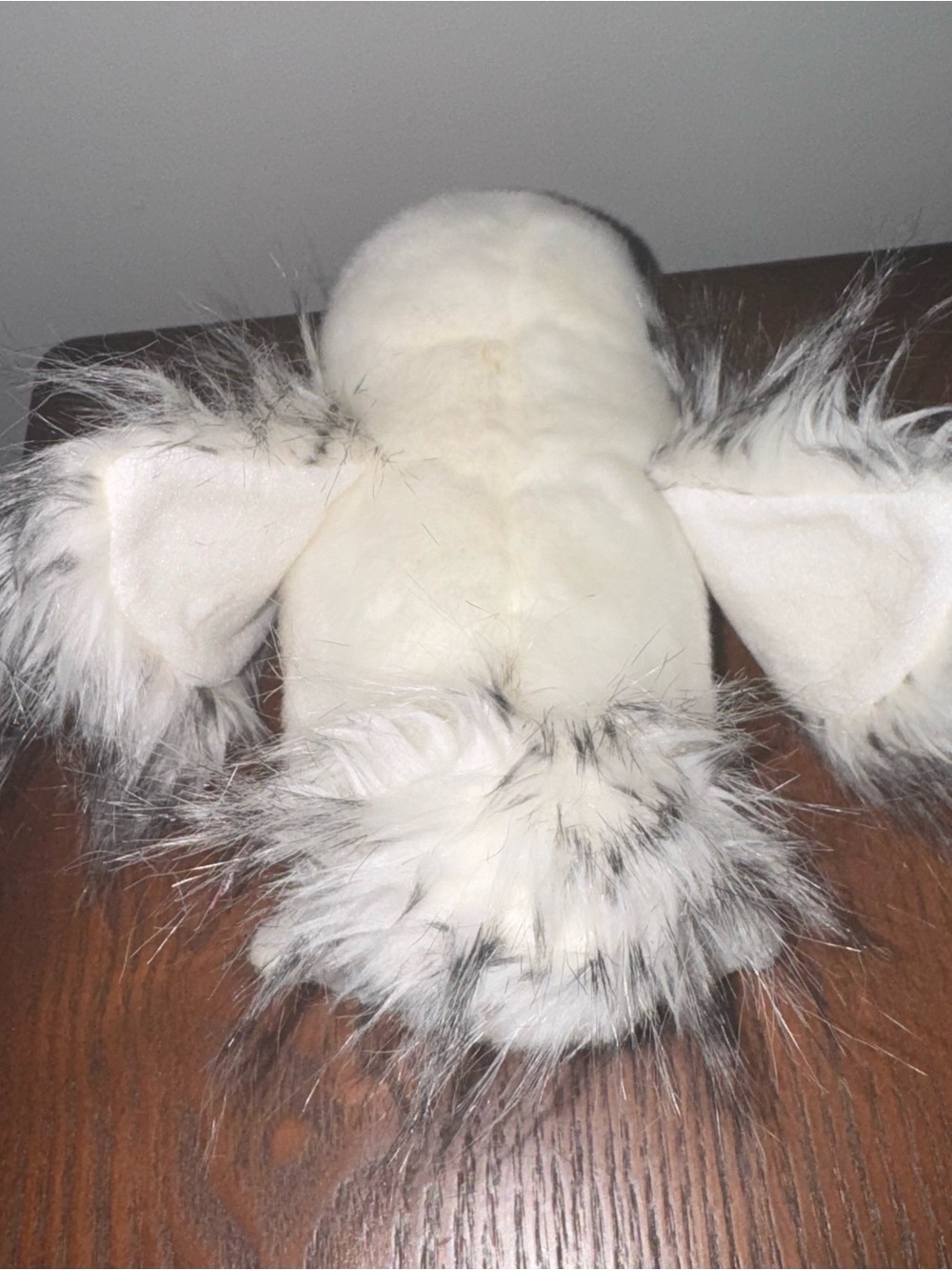 White & Gray Snowy Owl Plush Stuffed Animal - Soft Kids Toy - Picture 5 of 6